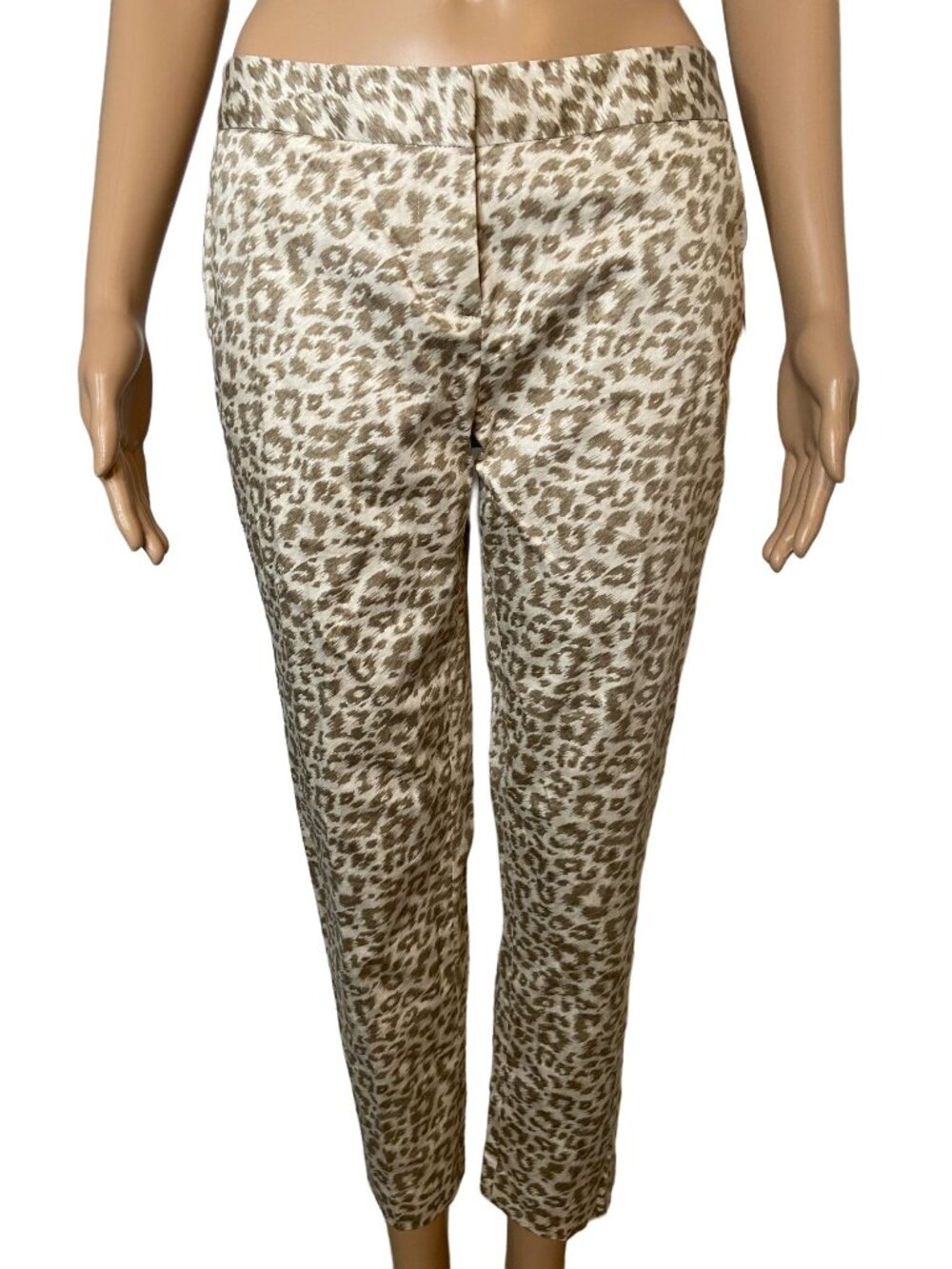 Amanda & Chelsea Contemporary Fit Low-Rise Pant Leopard Size 2
